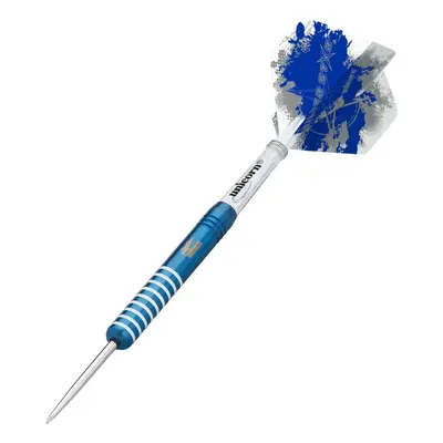 (25g, Blue/White) Unicorn Gary Anderson Silver Star Tungsten Darts Set (Pack of 3)