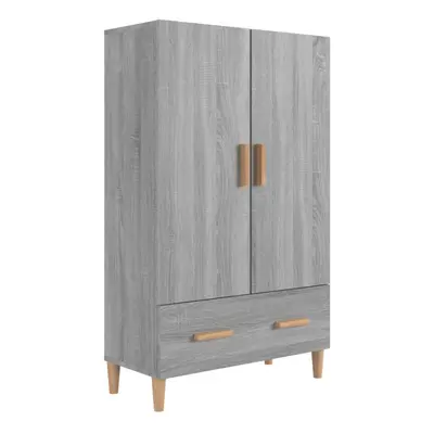 (grey sonoma) vidaXL Highboard Engineered Wood Sideboard Cabinet Cupboard Multi Colours