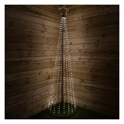 Snowtime Christmas 1.85m Maypole Tree Flashing Wire Lights