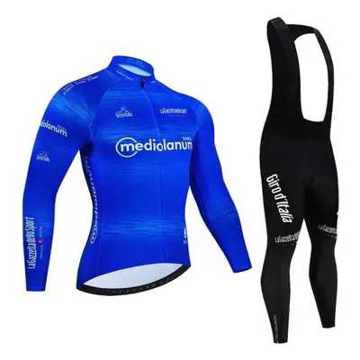 (gold, XXXXL) Tour Of Italy Cycling Jersey Set Premium Anti-uv Long Sleeve Downhill Cycling Suit