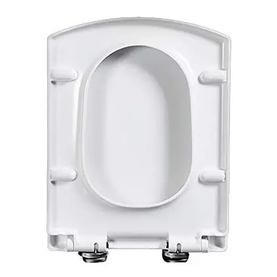 Toilet Seats Multifunctional Quiet Close PP Material Rectangle Type Thicken Mute Slow Down Detac