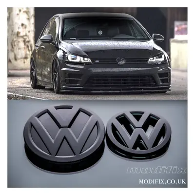 MODIFIX-CO-UK VW Golf MK7.5 Facelift Black Gloss Badge Emblem Front & Rear