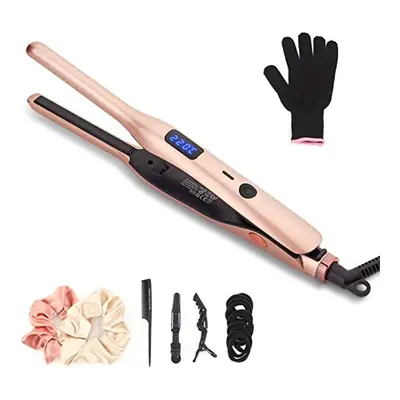 Mini Hair Straightener, Pencil Straightener for Short Hair, Beard and Pixies, Straight or Tight 