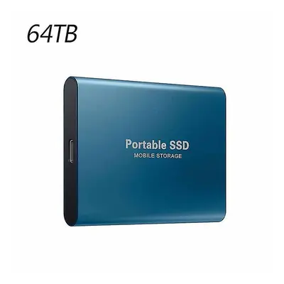 (30TB Blue) Portable High Speed Ssd Hard Disk 128tb 64tb 30tb 2tb Ssd 2.5 Inch 500gb Hard Disk E