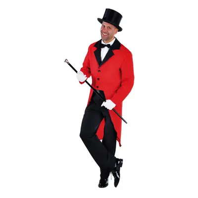 (3XL) Gents Red Tailcoat - Dance / Show / Circus