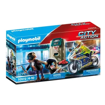 Playmobil City Action Police Bank Robber Chase Playset Is Complete With Accessories For Ages Yea