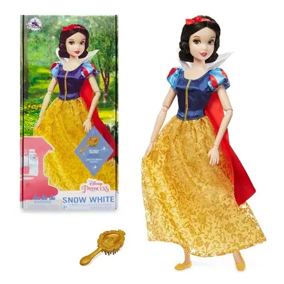 Disney Store Official Princess Classic Doll Snow White Inches Includes Brush with Molded Details