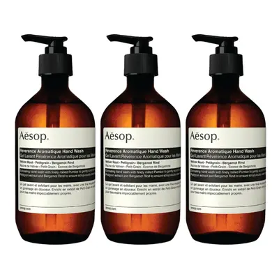 Aesop Reverence Aromatique Foaming Hand Wash | Cleanse and Exfoliate the Hands | Paraben, Cruelt