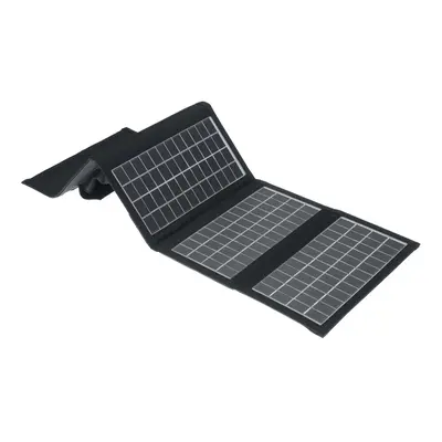 21W PET Foldable Solar Panel Charger Solar Power Bank Backpack Camping Hiking