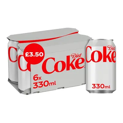 Diet Coke x 330ml PM ?3.50 (Case of x 6x330ml)