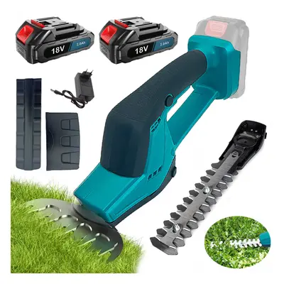 Cordless Shrub Grass Shear Pruner Trimmer Strimmer+2Battery+Charger-Makita Compatible