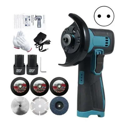 Wireless Angle Grinder Set 19500rpm High Speed Rechargeable Non-slip Design Mini Lightweight Ele