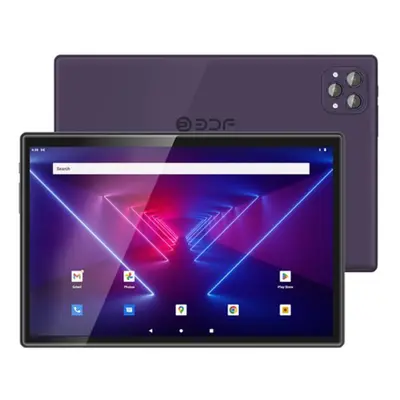 (Purple) BDF 10.1 Inch Tablets Octa Core 8GB RAM 256GB ROM Tablet PC 4G LTE Phone Dual Wi-fi Tab