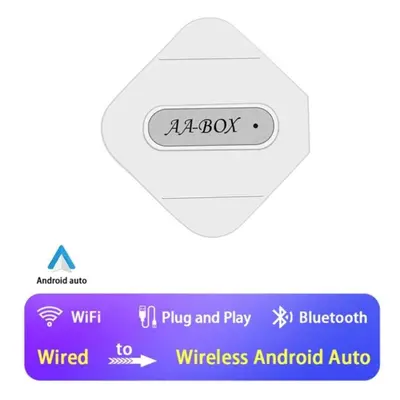 (white) Ai Carplay Box Wireless Carplay Android Auto Adapter Mini Lightweight Car Box