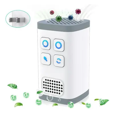 (white, EU plug) Air-purifier Ozone Generator Ionizer Generator Purification Home Toilet Deodori