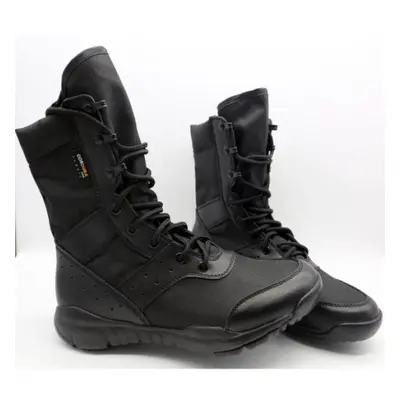 (black, 37) Combat Boots Ultra Light Breathable Combat Boots High To Help Desert Boots Men&apos;