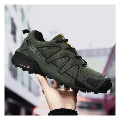 (green, 40) Men&apos;s Running Shoes Fitness Sneakers Breathable Jogging Shoes Gym Walking Joggi