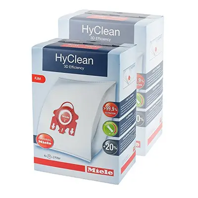 Genuine FJM Hyclean Dust Bags + Filters (Pack of 8)