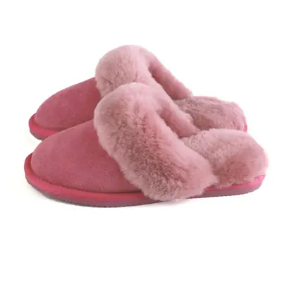 (6 UK, Pink) Eastern Counties Leather Womens/Ladies Grace Sheepskin Slippers