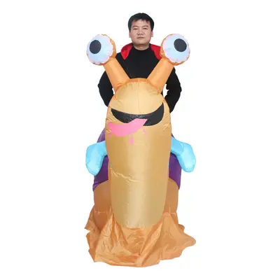 Halloween Party Inflatable Costume Cycling Snail Blow Up Suit