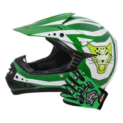 (Green, S) Zorax ZOR-X17 Children Kids Motocross Helmet ECE2206 Dirt Bike Off Road Motorbike Hel