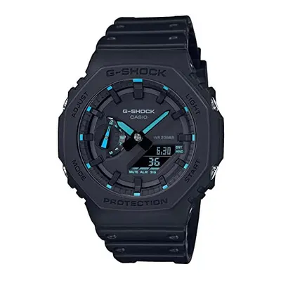 Casio G-Shock Utility Black Series Blue Detailing GA-2100-1A2ER