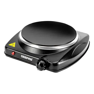 Geepas Single Ceramic Hot Plate, 1200W Portable Electric Ceramic Hob