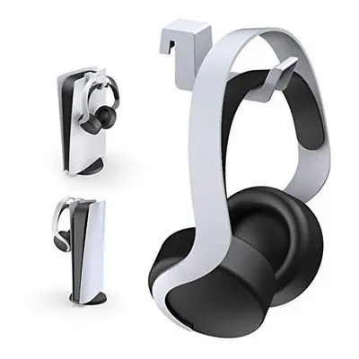 NexiGo PS5 Headphone Holder, [Minimalist Design] Mini Headphone Hanger with Supporting Bar, for 