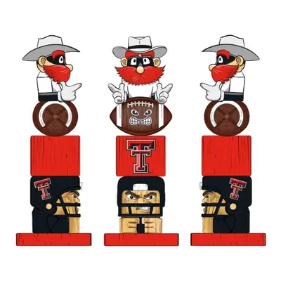 Team Sports America Texas Tech Red Raiders Tiki Team Totem Garden Statue