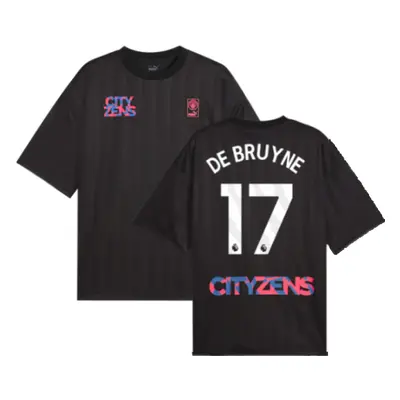 (L) Man City FtblNrgy Jersey (Black) (DE BRUYNE 17)