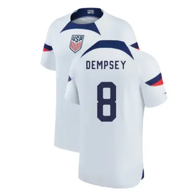 (L) USA United States Home Shirt (DEMPSEY 8)