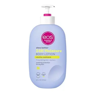 eos vanilla cashmere body lotion shea better 24hr moisture - oz/473 ml