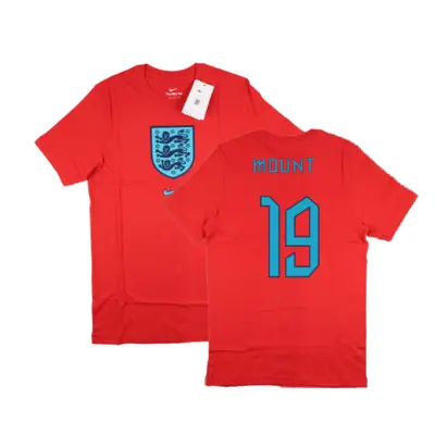 (SB) England World Cup Crest Tee (Red) - Kids (Mount 19)