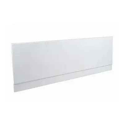 NRG Gloss White 1800mm Moisture Resistant Wood MDF Front Bath Panel for Bathroom Soaking Bathtub