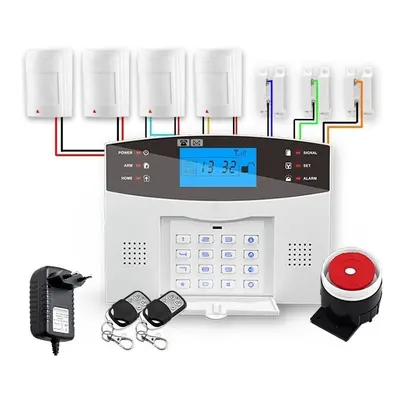 2022 Wired & Wireless GSM Home Burglar Security Alarm System 433MHz Spanish French English Russi