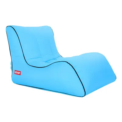 (Sky Blue, 90x70x65cm) Camping Inflatable Armchair Air Sofa Chair Beach Inflatable Couch Beach I