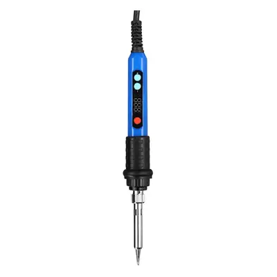 (Blue, UK Plug) 60W Electric Digital Soldering Iron Station 220V 110V Temperature Adjustable Wel