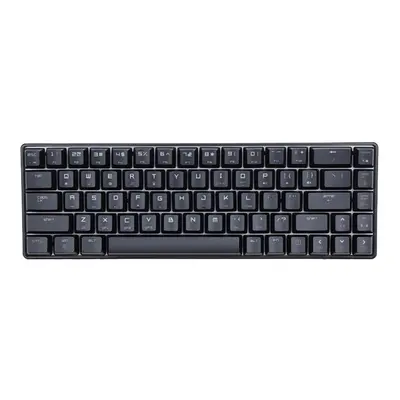 (Black) Mechanical Keyboard Keys ABS Translucent Suspended Keycaps Blue Switch Anti-ghosting RGB