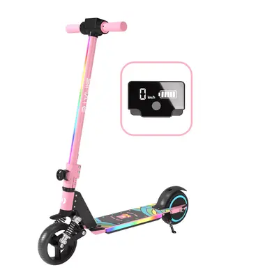 (Pink Bear) Electric Scooters For Kids and Teenagers, Folding E-Scooter With Shock Absorption, 1