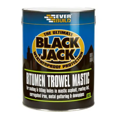 Everbuild Bitumen Trowel Mastic Litre