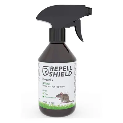 RepellShield Mouse Repellent Spray - Mouse & Rat Repellent Outdoor and Indoors - Natural Pepperm