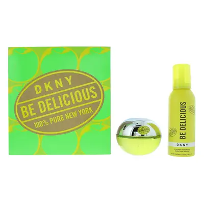 DKNY Be Delicious Piece Gift Set: Eau De Parfum 100ml - Refreshing Shower Mousse 150ml