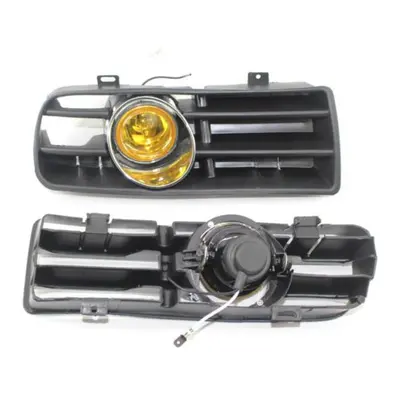 3pcs/set Front Fog Lamp Grille Kit 1j0853665b 1j0853666b For Vw Golf