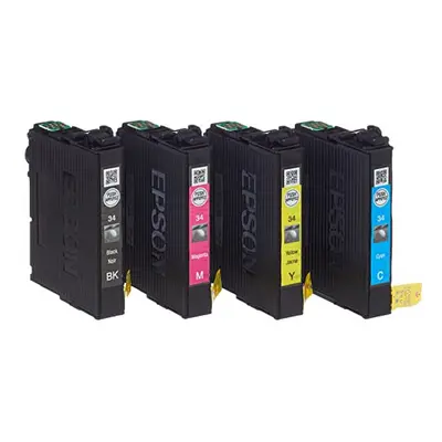 C13T34664020 Multi-Pack Original Inkjet Cartridges - Multi-Pack (Black, Yellow, Magenta, Cyan) (