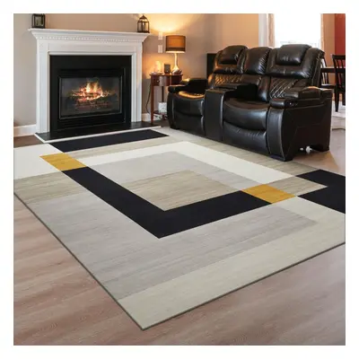 (200 x cm (6 ft in x ft 5in)_Indoor Outdoor Rug, Milo) Extra Large Rugs Printed Carpets Runner R