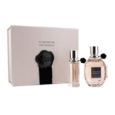 Viktor & Rolf FlowerBomb Gift Set 100ml EDP Spray + 20ml EDP Spray