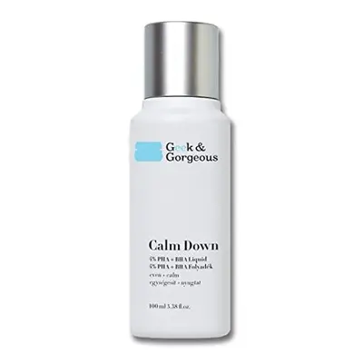 Calm Down 4% PHA + BHA Liquid - liquid exfoliant, gives healthy glow while soothing, protecting 