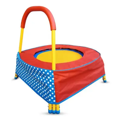 Mini Trampoline With Handle, Indoor Outdoor Mini Trampoline For Toddler Kids