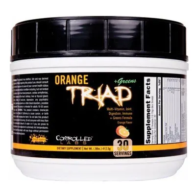 Controlled Labs Orange Triad + Greens, Lemon Ice Tea, 418g