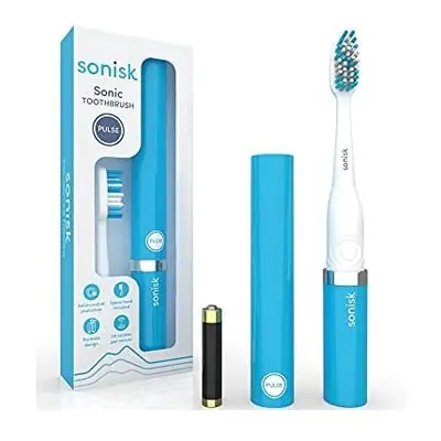 Sonisk Pulse | Battery Powered Electric Toothbrush | Sonic Technology | 1x Battery, 2x Brush Hea